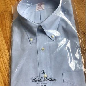 Brooks Brothers dress shirt TRADITIONAL fit size 17-34